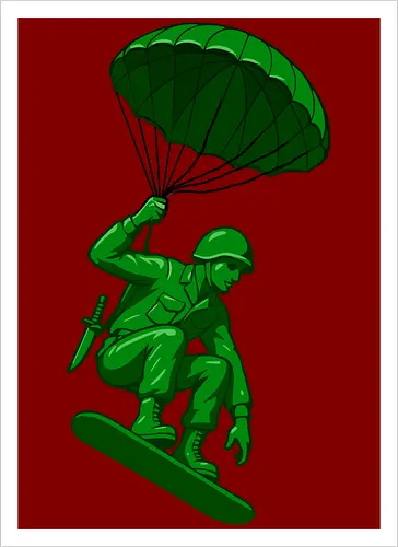 green toy soldier