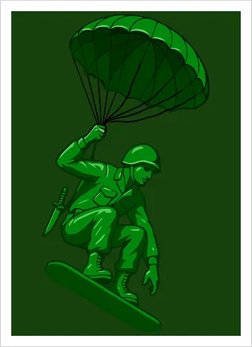 green toy soldier