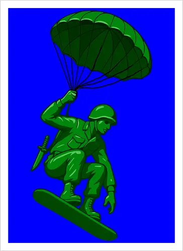 green toy soldier