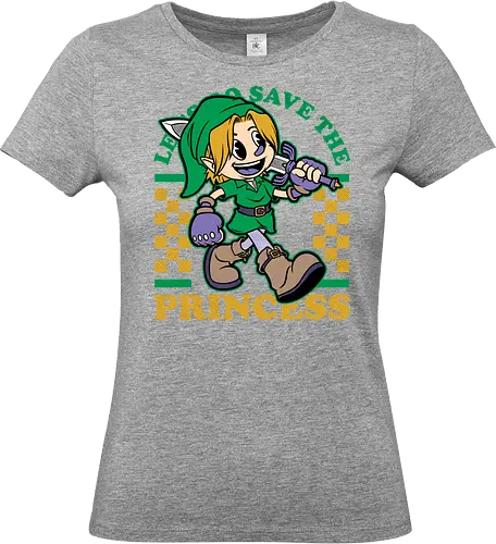Game Mascot Fantasy Elf - Classic, Video Games, Video Game, Game, Games, Gamer, Mascot, Retro, Vintage, Retro Vintage, Retro Gamer, Retro Cartoon, Adventure, Fantasy, Princess - Standard T-Shirt (Frauen)