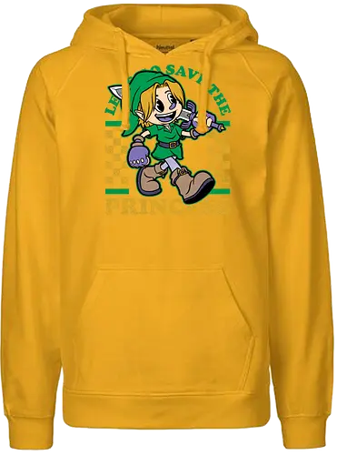 Game Mascot Fantasy Elf - Classic, Video Games, Video Game, Game, Games, Gamer, Mascot, Retro, Vintage, Retro Vintage, Retro Gamer, Retro Cartoon, Adventure, Fantasy, Princess - Fairtrade Hoodie