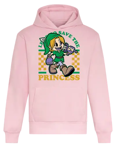 Game Mascot Fantasy Elf - Classic, Video Games, Video Game, Game, Games, Gamer, Mascot, Retro, Vintage, Retro Vintage, Retro Gamer, Retro Cartoon, Adventure, Fantasy, Princess - Heavyweight Hoodie