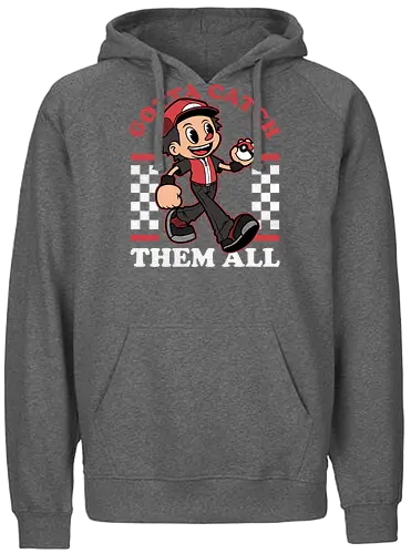 Game Mascot Monster Trainer - Video Games, Video Game, Game, Games, Gamer, Mascot, Retro, Vintage, Retro Vintage, Retro Gamer, Retro Cartoon, Fantasy, Adventure, Monster, Trainer, Training, Fighting, Fight, Classic - Fairtrade Hoodie