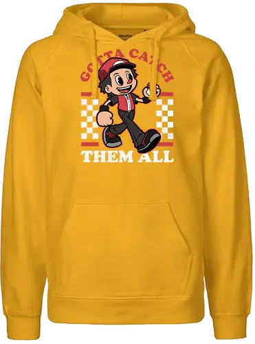 Game Mascot Monster Trainer - Video Games, Video Game, Game, Games, Gamer, Mascot, Retro, Vintage, Retro Vintage, Retro Gamer, Retro Cartoon, Fantasy, Adventure, Monster, Trainer, Training, Fighting, Fight, Classic - Fairtrade Hoodie