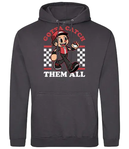 Game Mascot Monster Trainer - Video Games, Video Game, Game, Games, Gamer, Mascot, Retro, Vintage, Retro Vintage, Retro Gamer, Retro Cartoon, Fantasy, Adventure, Monster, Trainer, Training, Fighting, Fight, Classic - Standard Hoodie