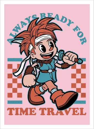 Game Mascot Time Travel Kid
