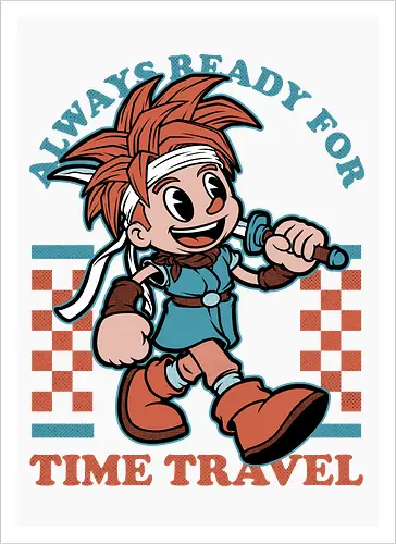 Game Mascot Time Travel Kid