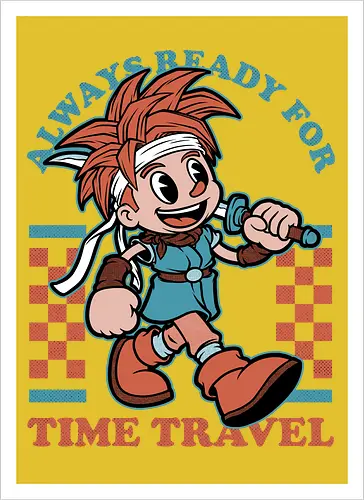 Game Mascot Time Travel Kid