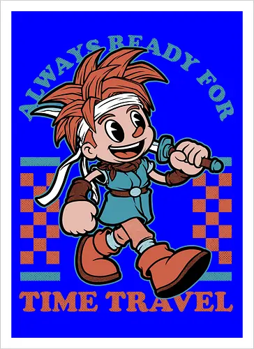 Game Mascot Time Travel Kid