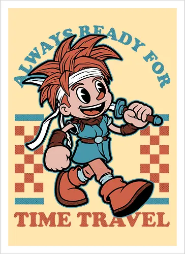 Game Mascot Time Travel Kid