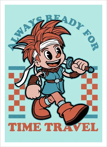 Game Mascot Time Travel Kid