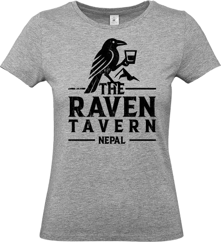The Raven Tavern Nepal  - 80s, 1980s, 80s movies, adventure, childhood, cult film, cult movies, geek, nepal, nostalgia, raven, popculture, retro, tavern, vintage - Standard T-Shirt (Frauen)