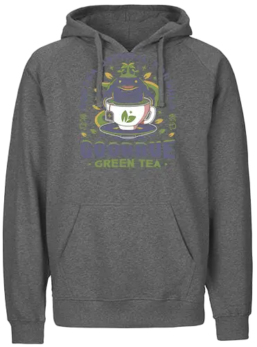 Goobbue Green Tea - Final, Cactus, cactilio, Kupo, final fantasy xiv, final fantasy 14, ff14, Goobbue, gaming, gamer, video game, Kweh, tonberry, tomberi, Cloud, final fantasy 7 - Fairtrade Hoodie