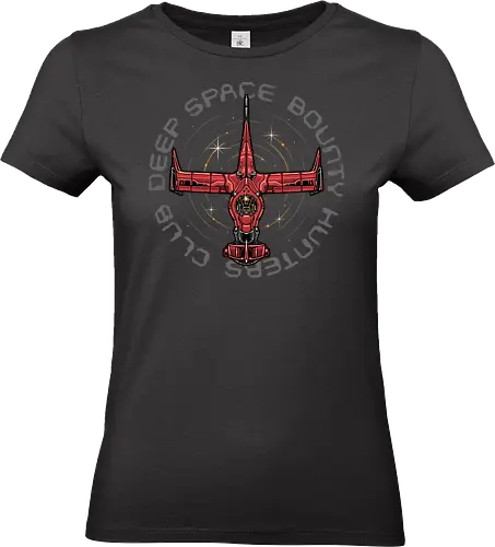 Deep Space Bounty Hunters Club - Anime, animated, Japanese, space, galaxy, science fiction, retro - Standard T-Shirt (Frauen)