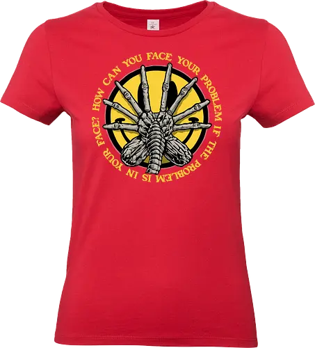 Face Problem - Movie, sci-fi, alien, galaxy, space, science fiction, horror, film - Standard T-Shirt (Frauen)