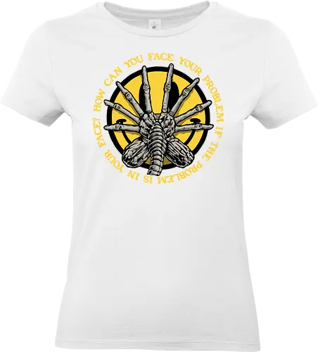 Face Problem - Movie, sci-fi, alien, galaxy, space, science fiction, horror, film - Standard T-Shirt (Frauen)