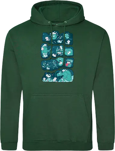 Dungeon Kittens - RPGArt, FantasyIllustration, DungeonCrawl, CuteFantasy, rpg, Pen and Paper, Katzen, fantasy katzen, Pen and paper, RPG, gaming, fantasy, D20, 20 sided dice - Standard Hoodie