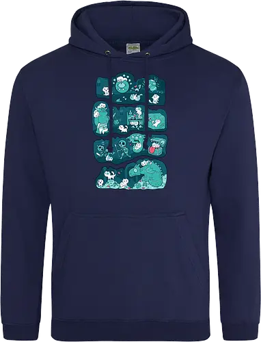 Dungeon Kittens - RPGArt, FantasyIllustration, DungeonCrawl, CuteFantasy, rpg, Pen and Paper, Katzen, fantasy katzen, Pen and paper, RPG, gaming, fantasy, D20, 20 sided dice - Standard Hoodie