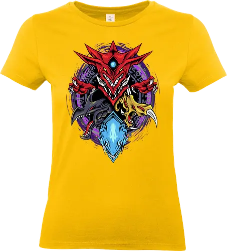 myth dragon  - dragon, myth, cardgame, game, cool, legendary, magic, wizard, ancient, playing, roleplay - Standard T-Shirt (Frauen)
