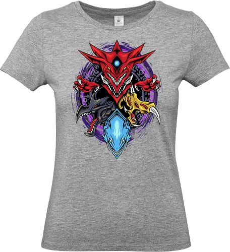 myth dragon  - dragon, myth, cardgame, game, cool, legendary, magic, wizard, ancient, playing, roleplay - Standard T-Shirt (Frauen)