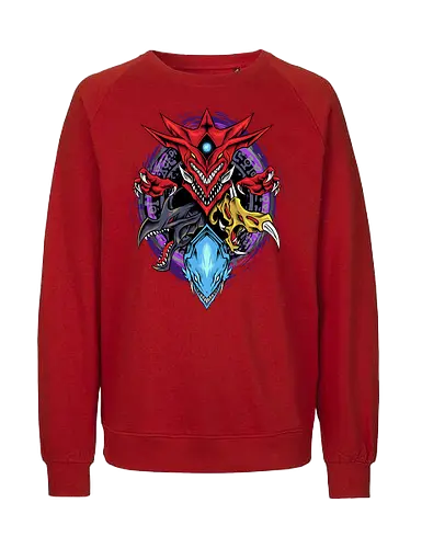 myth dragon  - dragon, myth, cardgame, game, cool, legendary, magic, wizard, ancient, playing, roleplay - Fairtrade Sweatshirt
