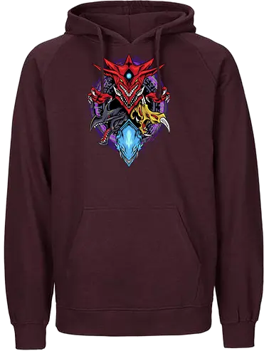 myth dragon  - dragon, myth, cardgame, game, cool, legendary, magic, wizard, ancient, playing, roleplay - Fairtrade Hoodie