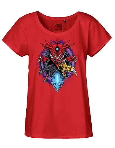 myth dragon  - dragon, myth, cardgame, game, cool, legendary, magic, wizard, ancient, playing, roleplay - Fairtrade Girl Shirt
