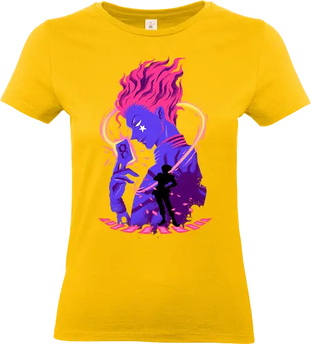 clown shadows - manga, clown, card game, card, playing, shadow, hisoka, hunter, anime - Standard T-Shirt (Frauen)