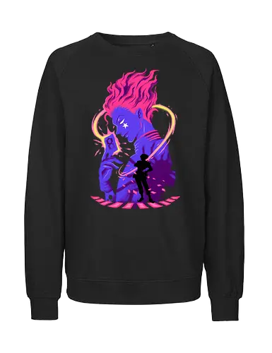 clown shadows - manga, clown, card game, card, playing, shadow, hisoka, hunter, anime - Fairtrade Sweatshirt