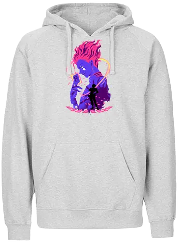 clown shadows - manga, clown, card game, card, playing, shadow, hisoka, hunter, anime - Fairtrade Hoodie