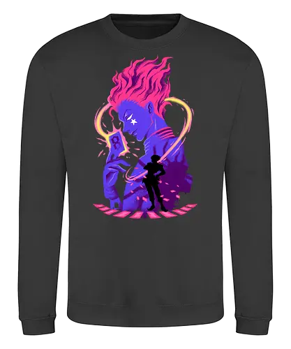 clown shadows - manga, clown, card game, card, playing, shadow, hisoka, hunter, anime - Sweatshirt
