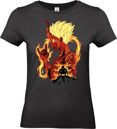 banshoman shadows - anime, manga, god of flame, flame, shinra, fire force, cool - Standard T-Shirt (Frauen)