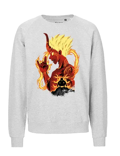 banshoman shadows - anime, manga, god of flame, flame, shinra, fire force, cool - Fairtrade Sweatshirt