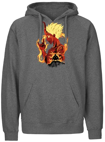 banshoman shadows - anime, manga, god of flame, flame, shinra, fire force, cool - Fairtrade Hoodie