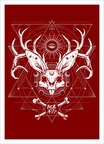 Bunny Deer Skull Geometry