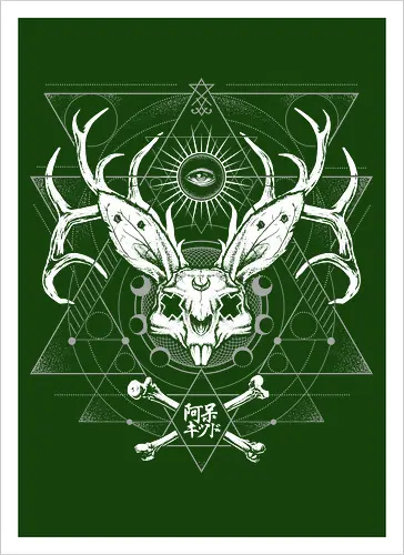 Bunny Deer Skull Geometry