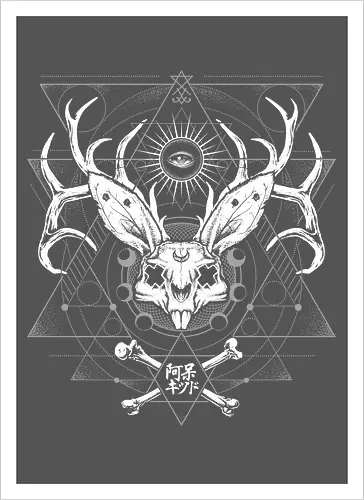 Bunny Deer Skull Geometry