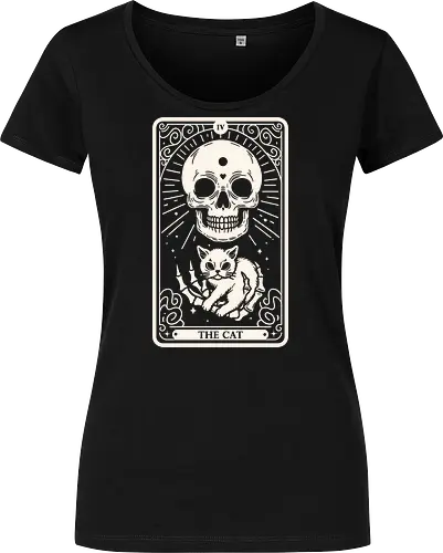The Cat Tarot Skull