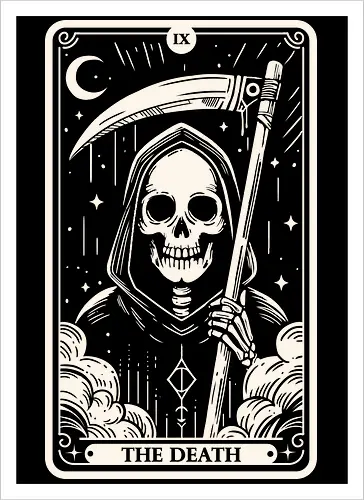 The Death Tarot Skull