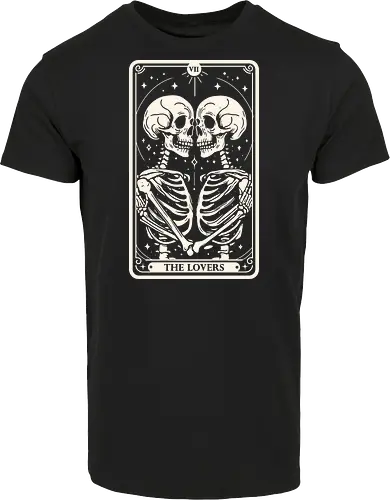 The Lovers Tarot Skull