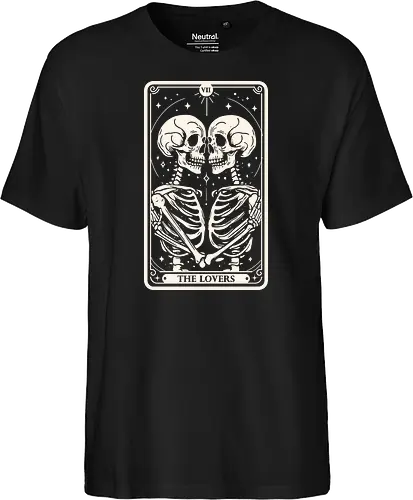 The Lovers Tarot Skull