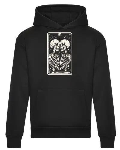 The Lovers Tarot Skull