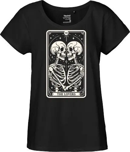 The Lovers Tarot Skull