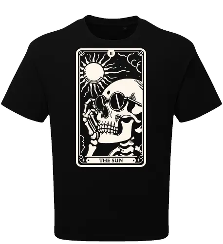 The Sun Tarot Skull