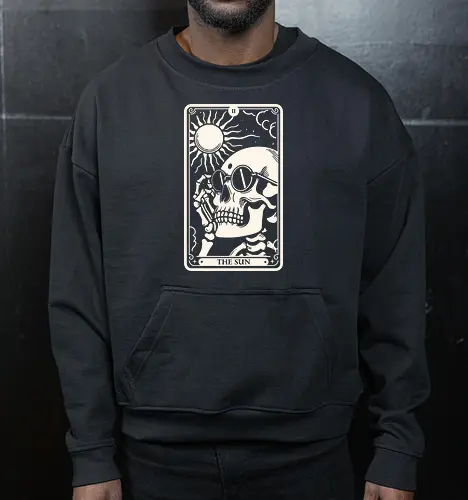 The Sun Tarot Skull