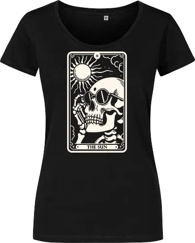The Sun Tarot Skull