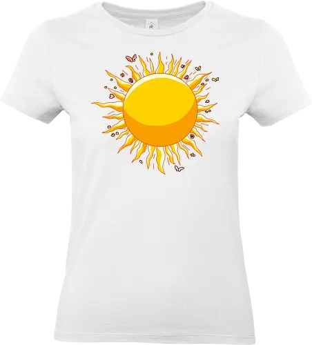 Sonnenschein - sommer, abstrakt, künst, art, sonne - Standard T-Shirt (Frauen)