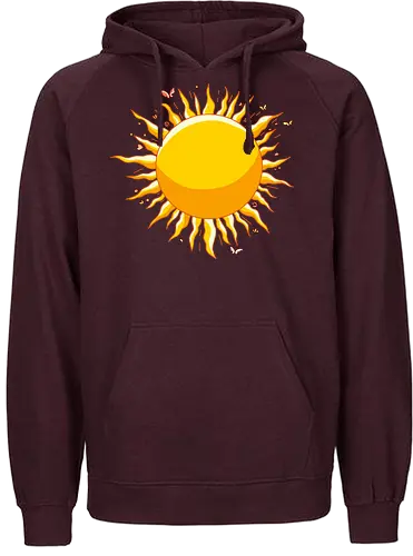 Sonnenschein - sommer, abstrakt, künst, art, sonne - Fairtrade Hoodie