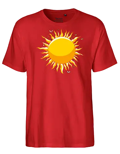Sonnenschein - sommer, abstrakt, künst, art, sonne - Fairtrade T-Shirt