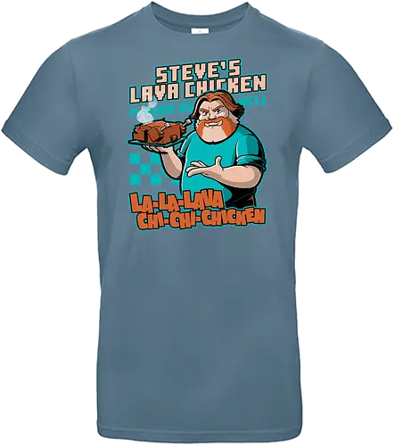 Game Lava Chicken - Games, Game, Video Games, Video Game, Movie, Chicken, Fast Food, Food, Restaurant, Adventure, Fantasy, Chubby, Fun, Funny - Standard T-Shirt
